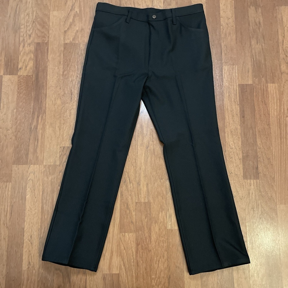 Wrangler Wrancher Dress Jeans Mens 40x32 Black Regular Fit New w/ Tags - Picture 2 of 8